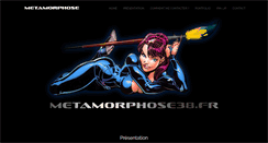 Desktop Screenshot of metamorphose38.fr